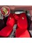 Porsche Macan Oto Koltuk Servis Kılıfı Kırmızı Likralı Esnek Tüm Araç Modellerine Uygun Universal 1