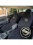 Nissan Qashqai Oto Koltuk Servis Kılıfı Siyah Likralı Esnek Tüm Araç Modellerine Uygun Universal 1