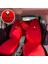 Renault Twizy Oto Koltuk Servis Kılıfı Kırmızı Likralı Esnek Tüm Araç Modellerine Uygun Universal 1