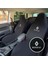 Renault Captur Oto Koltuk Servis Kılıfı Siyah Likralı Esnek Tüm Araç Modellerine Uygun Universal 1