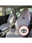 Toyota Yaris Cross Oto Koltuk Servis Kılıfı Gri Likralı Esnek Tüm Araç Modellerine Uygun Universal 1