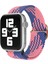 Tech Gross Apple Watch 42MM Star Akıllı Saat Kordon - Pembe-Mavi 1