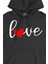 Love Aşk Kalpli Kapşonlu Sweatshirt Hoodie 2