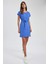 A Kesim Bisiklet Yaka Mini Kısa Kollu %100 Pamuk Elbise T8057AZ23SM 2