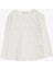 Kız Çocuk Uzun Kollu Tişört Güpürlü 1-4 Yaş, Ekru 5