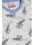 Girls & Boys Erkek Bebek Pijama Takımı Uçak Desenli 9 Ay-3 Yaş, Gri 5