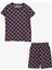 Kız Çocuk Şortlu Pijama Takımı Ekose Desenli 10-14 Yaş, Karışık Renk 1