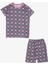 Kız Çocuk Şortlu Pijama Takımı Ekose Desenli 10-14 Yaş, Karışık Renk 1