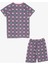 Kız Çocuk Şortlu Pijama Takımı Ekose Desenli 10-14 Yaş, Karışık Renk 2