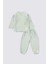 Organik Pamuk Müslin Kruvaze Bebek Takımı Yeşil 1