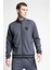 Antrasit Erkek Fermuarlı Sweatshirt 23B-1124 1