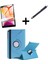 Samsung Galaxy Tab A 8.0 T290 T295 T297 Kılıf Dönen Tablet Kilifi Ekran Koruyucu+Kalem 1