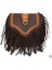 Boho Çanta Püskül Messenger Çanta Çantası Retro Hippi Tasarımcı Kadın Çingene Püskül Boho Omuz Çantası (Yurt Dışından) 1