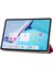 Huawei Matepad Pro 11 2022 Gül Kırmızı Için Ipek Doku Pu Pu Tablet Kılıf (Yurt Dışından) 4