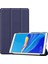 Huawei Mediapad M6 8.4 2019 Açık Mavi Için Custer Doku Renkli Çizim Pu Kılıf (Yurt Dışından) 2
