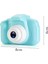 Blue Inter Mini 1080P Çocuklar Için Dijital Fotoğraf Makinesi 2