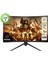 Intense X20 27" 165HZ 1ms (HDMI+Display) FreeSync Full HD Curved LED Monitör 1