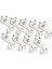 Golf Şapkası Pu Golf Ipucu Koruma Kalın Eğitim Ekipmanı Aksesuarları Putter 9pcs Demir Beyaz (Yurt Dışından) 5