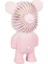Iyi Kalite Mini Renkli Kaplama Degrade Ayı Fanı - Pembe / Beyaz (Yurt Dışından) 2