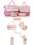 Iyi Kalite Çok Fonksiyonlu Büyük Kapasiteli Beş Parçalı Çanta Set - Pembe (Yurt Dışından) 2