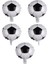 Futbol Topu Folyo Folyo Balon 45 cm 5 Adet 1