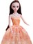 60CM Barbie Bebek Kutulu Oyuncak Seti - Turuncu (Yurt Dışından) 1