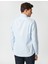 Spor Gömlek Minimal Desenli Uzun Kollu Slim Fit Non Iron 4