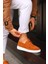 - Taba Süet Bağcıklı Sneakers Erkek Ayakkabı 2