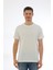 Penye Bizden Erkek Basic Regular Fit %100 Pamuk Bisiklet Yaka T-Shirt-Krem 1