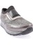 AKT-03-23Y Kadin Kalin Taban Silver Taşli Sneakers Ayakkabi 2