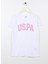 Baskılı Beyaz Kız Çocuk T-Shirt KEAN-IY23 1
