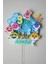Baby Shark Temalı - Kız/erkek Çocuk/bebek Doğum Günü - Kişiye Özel Çubuklu Pasta Süsü - Cake Topper 5