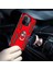 Xiaomi Redmi 12C Kılıf Military Ring Holder Kırmızı 2