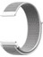 Casestreet Tecno Watch 2 Kordon Cırtcırt Kumaş Ayarlanabilir Beyaz 1