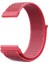 Casestreet Tecno Watch 2 Kordon Cırtcırt Kumaş Ayarlanabilir Kırmızı 1