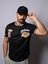Los Angeles Siyah Sarı Renk Spor Giyim T Shirt 4