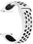 Tecno Watch 2 Kordon Delikli Çift Renk Silikon Beyaz 1