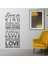 Love Dekoratif Duvar Stickerı, Duvar Dekorasyon Yazıları, Duvar Sticker BLDS-002 2
