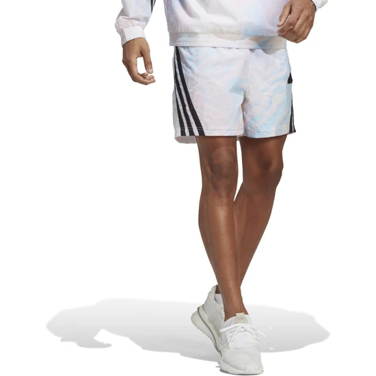adidas AIC8251 Adidas M Fı Aop Sho Erkek Şort ve Kapri Beyaz