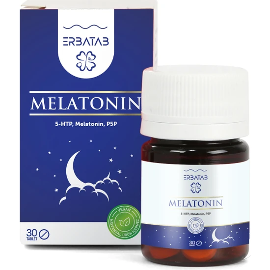 Erbatab Melatonin (5-Htp, P5P) 30 Tablet