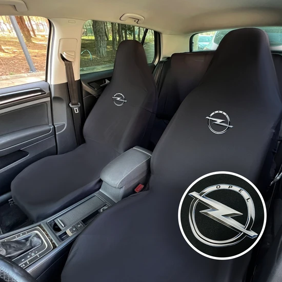 Teksin Opel Corsa Oto Koltuk Servis Kılıfı Siyah Likralı Esnek Tüm Araç Modellerine Uygun Universal
