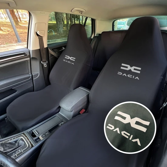 Teksin Dacia Duster Oto Koltuk Servis Kılıfı Siyah Likralı Esnek Tüm Araç Modellerine Uygun Universal