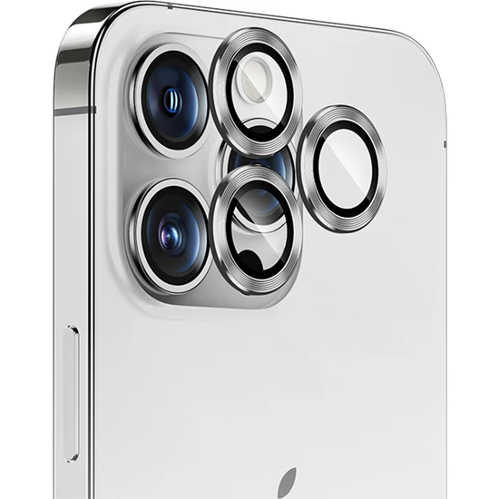 Bast Apple iPhone 12 Pro / 12 Pro Max Uyumlu Kamera Lens Koruyucu (3'lü Set)