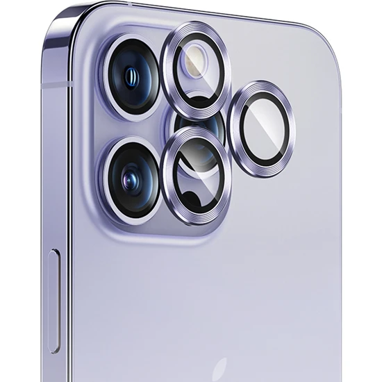 Bast Apple iPhone 13 Pro / 13 Pro Max Uyumlu Kamera Lens Koruyucu (3'lü Set)