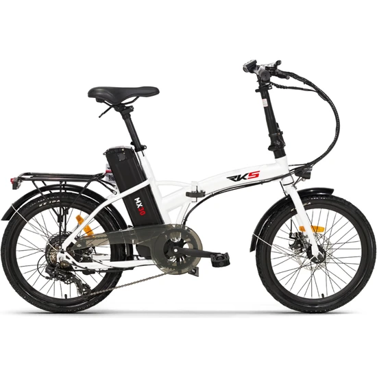 RKS Mx-30 Katlanabilir Elektrikli Bisiklet - Beyaz