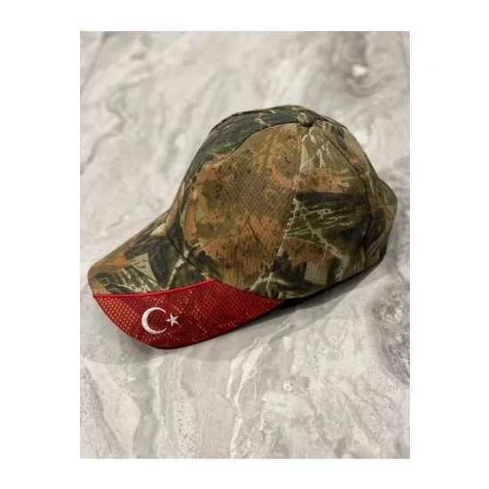 Albay Outdoor Türk Bayrağı Logolu Beden Ayarlanabilir Avcı Şapkası
