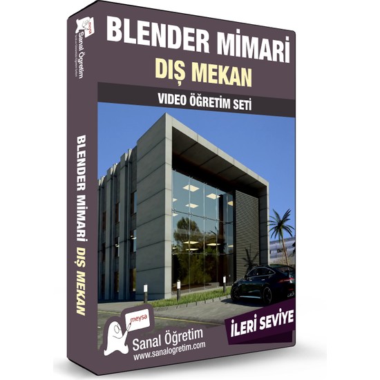 Sanal Öğretim Blender Mimari Dış Mekan ve Animasyon Video Kitabı
