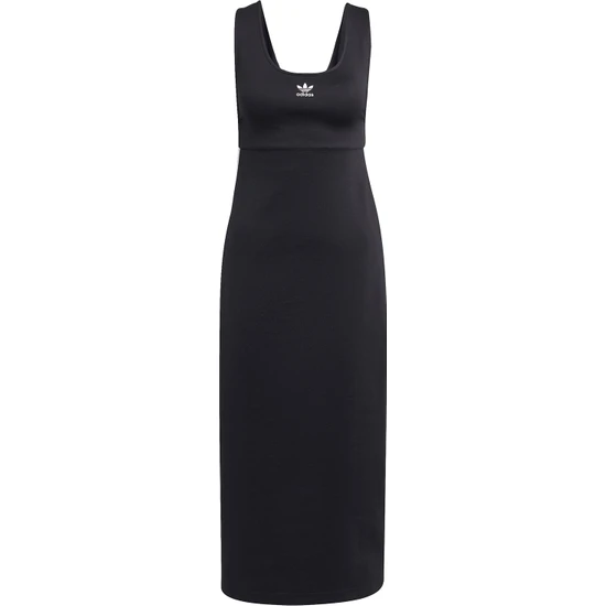 Adidas Skirt Long Kadın Günlük Elbise IC8804 Siyah