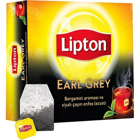 Lipton Earl Grey Bardak Poşet Çay 100'LÜ