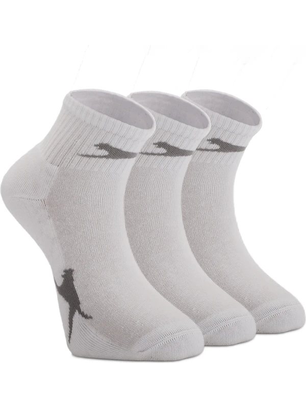 Slazenger Beyaz Jacoba Günlük Giyim Erkek Soket Çorap